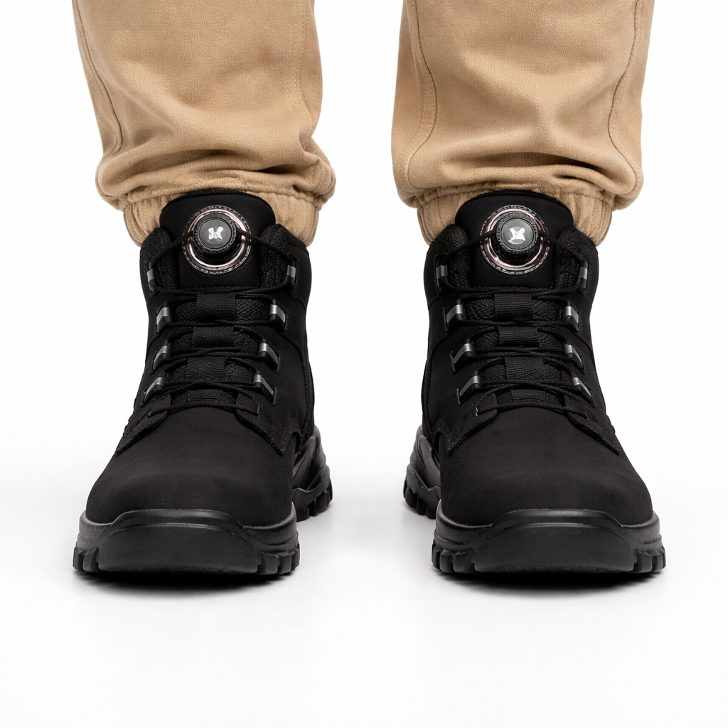Thiago - Mens Steel Toe Biker Boots