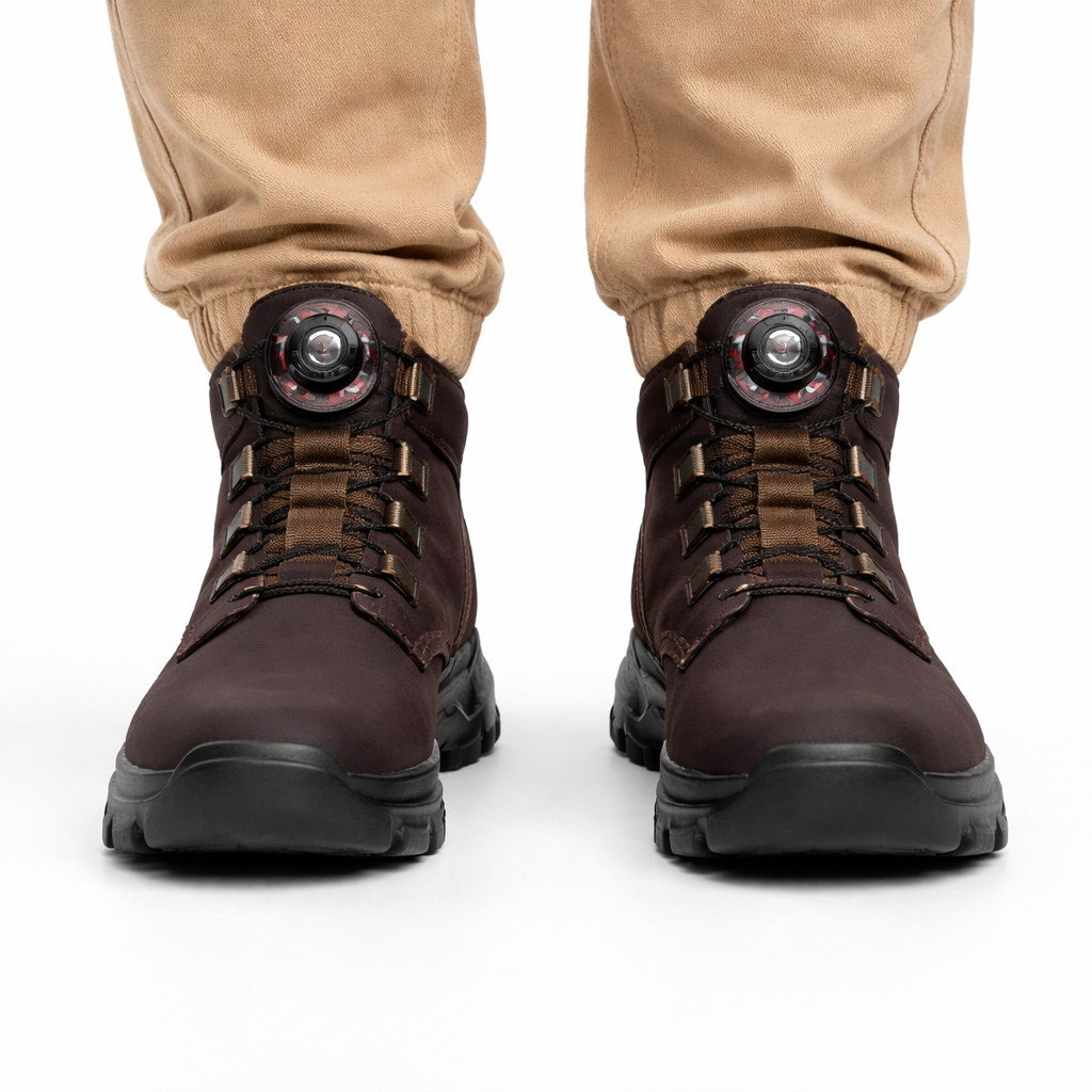 Thiago - Mens Steel Toe Biker Boots